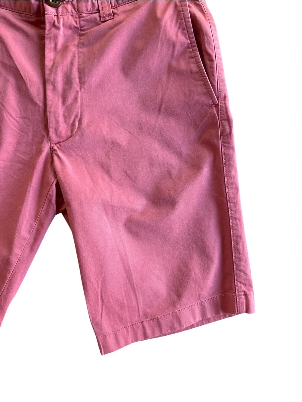 J.Crew Stretch Chino Shorts Men’s 30 Pink 10.5” Inseam Preppy Coastal